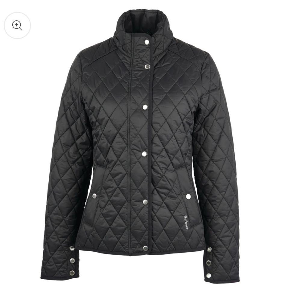 🆕Barbour Yarrow Quilted Jacket Size 12/Euro 42 NWT - Picture 3 of 12